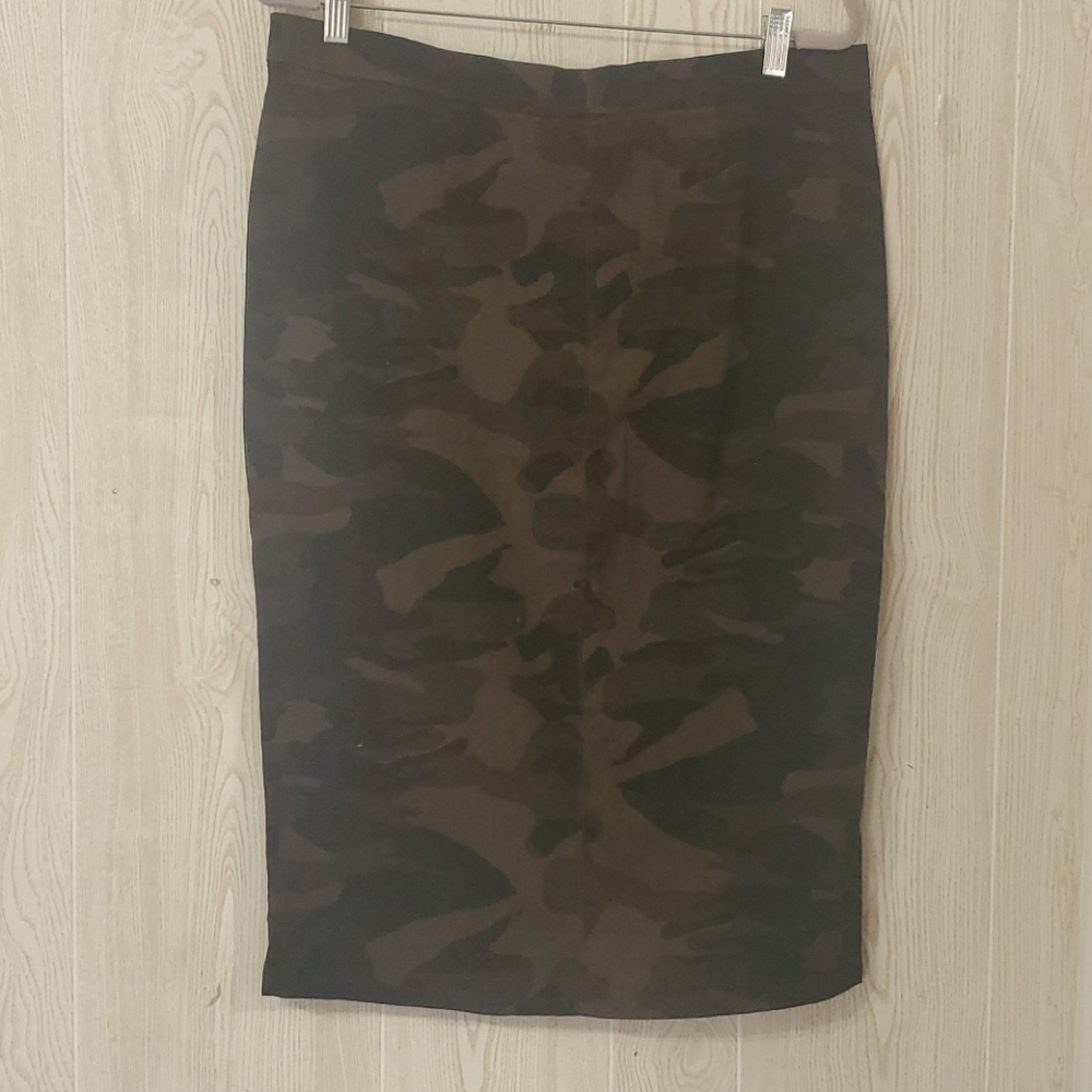 NYC SKIRT ARMY TYPE LOOK WITH ZIP 18 - Picture 2 of 12